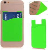Groene kaarthouder - Cover - Pashouder - Mobiel - Telefoon - voor zowel Apple iPhone als Android Samsung
