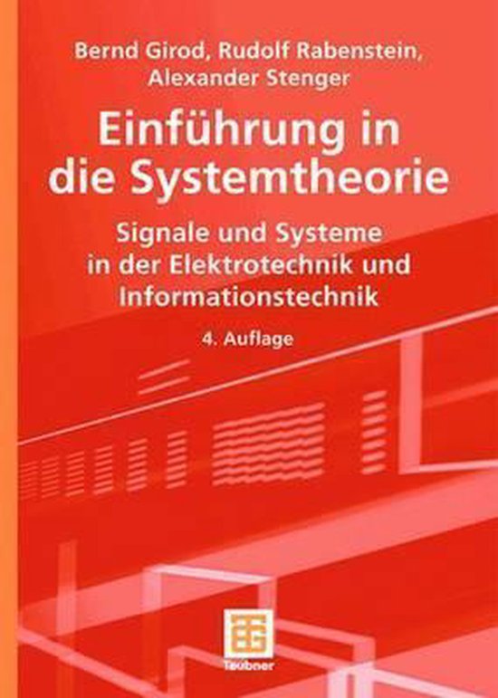 Einführung In Die Informationstechnik Für Ingenieure Tu Berlin Einf hrung in Die Systemtheorie: Signale Und Systeme in Der
