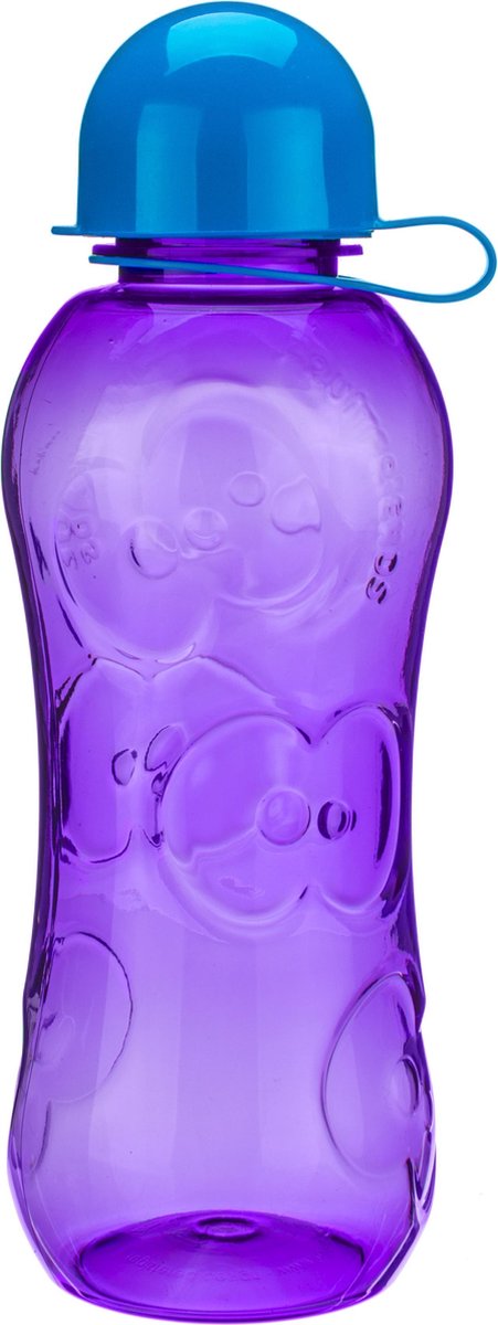 Fruitfriends Drinkfles - Kunststof - Voor Kinderen - Lollipop Purple - Paars