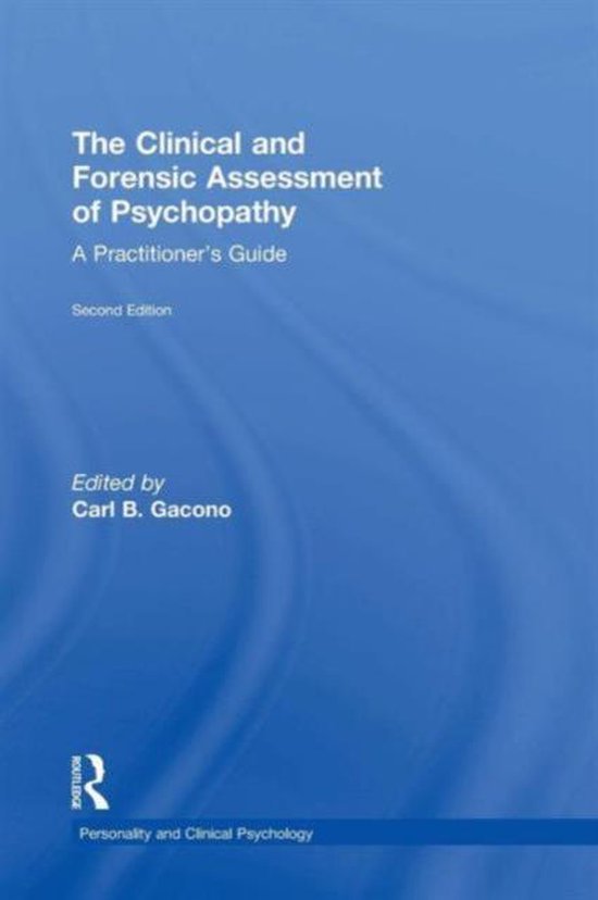 The Clinical and Forensic Assessment of Psychopathy - cover