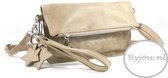 Bronze vouw Clutch, tasje Parijs