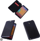 Bestcases Zwart TPU Book Case Flip Cover Motief Samsung Galaxy Note 3