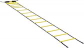eSAM® Professionele speed ladder - agility ladder - coördinatie ladder - voet ladder - Loopladder - met draagtas - Zwart/Geel - met verschuifbare dwarsliggers - 9 meter lang