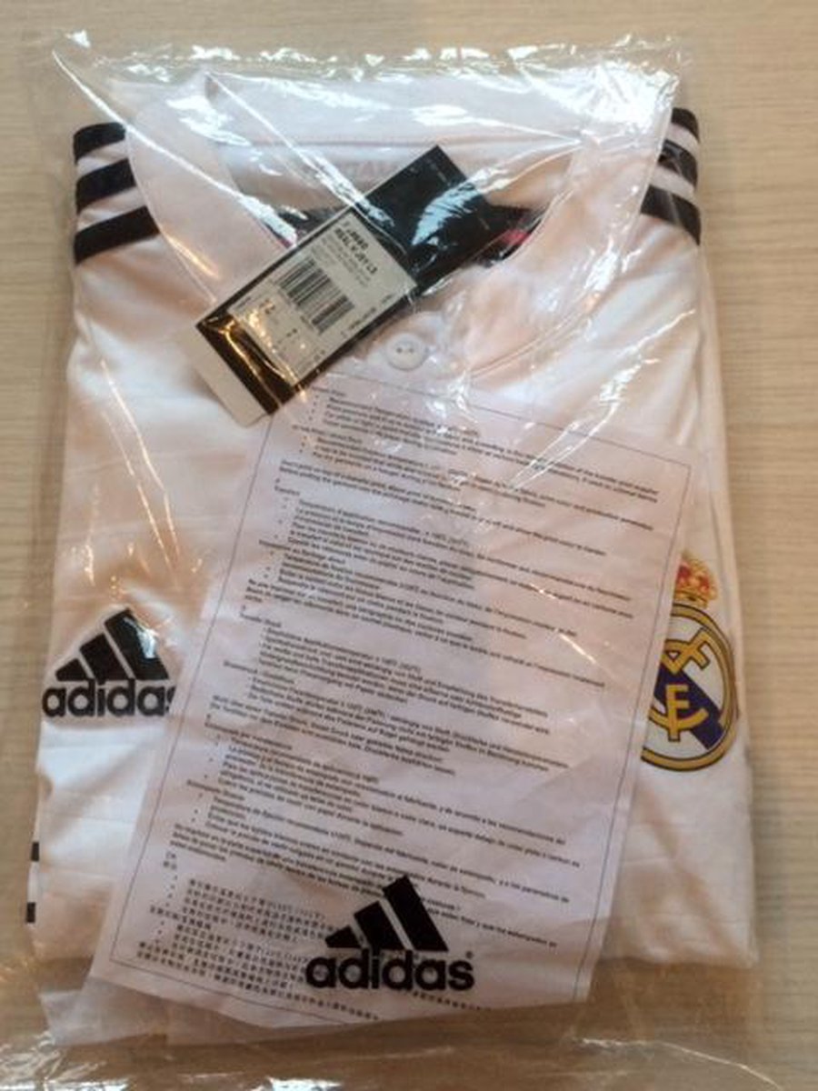 Adidas Real Madrid thuis shirt wit lange mouw maat L | bol.com