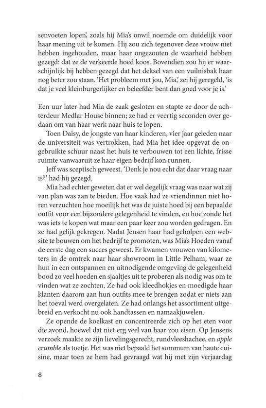 Pagina met tekst uit het boek 'Een huis vol vrienden'.