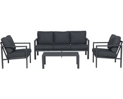 Garden Impressions Durban loungeset - 4-delig - Zwart
