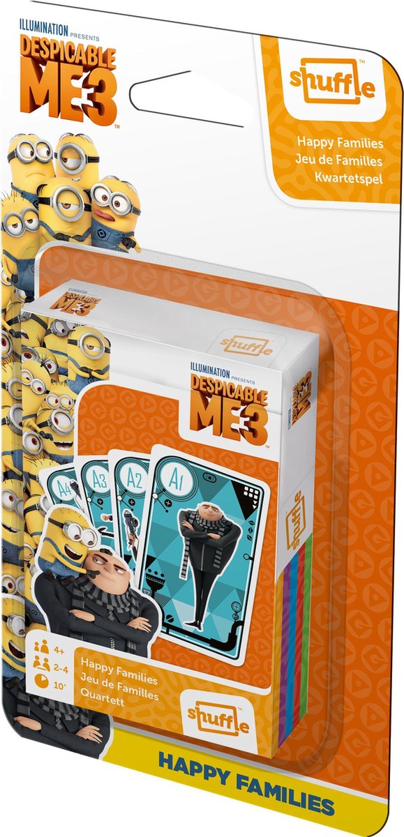 Shuffle Despicable Me 3 Kwartet en actiespel