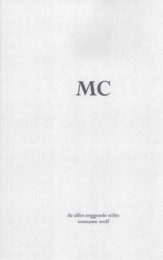 Cover van het boek 'MC Agonie'