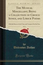 The Musical Miscellany; Being a Collection of Choice Songs, and Lyrick Poems, Vol. 6