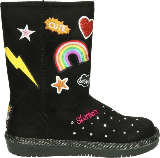 Skechers Twinkle Toes meisjes laars - Zwart - Maat 26 | Bestel nu!