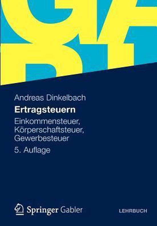 Ertragsteuern - cover