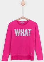 Tiffosi-meisjes-shirt, longsleeve-What Ever-Sofs-kleur: roze-maat 104