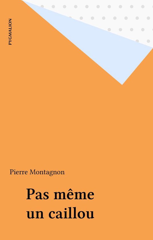 Pas même un caillou - cover