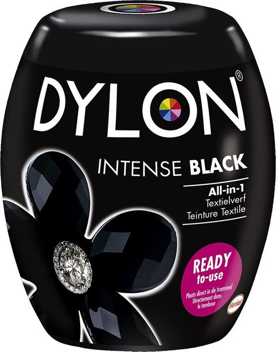 Ventileren inhoudsopgave Decoratie DYLON Wasmachine Textielverf Pods - Intense Black - 350g | bol.com