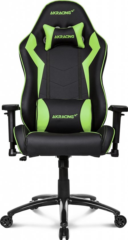 AKRacing Core SX - Gamestoel - Groen PU-leer