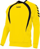 hummel Team Top Round Neck Senior Sporttrui - Geel - Maat L