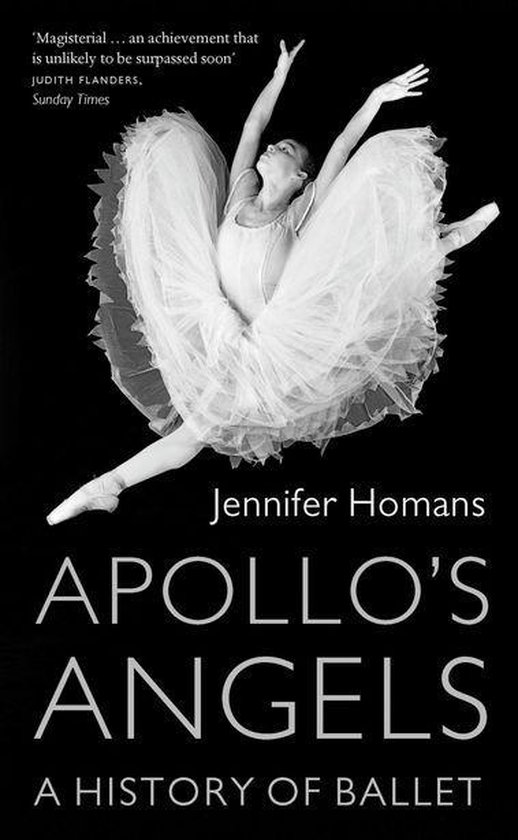 Boek 'Apollo's Angels A History of Ballet' met een ballerina in tutu
