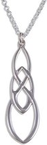 Linked knot Zilveren hanger , keltische Zilveren hanger