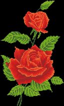 Dimaond Dotz® Red Rose Corsage - Diamond Painting (35x50 cm)
