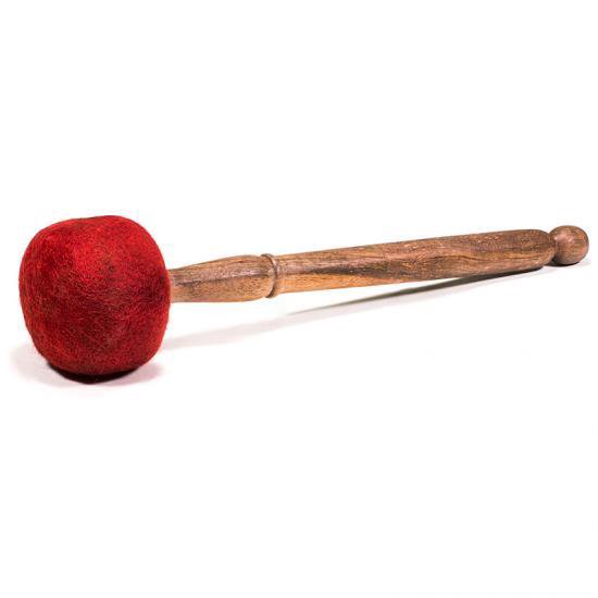 Klankschalen klopper vilt L - 34x9 - Â±230 - Vilt - Hout - L van Yogi & Yogini — afbeelding 2