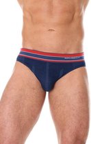 Brubeck | Active Wool - Heren Thermo Slip met Merino Wol - Seamless -Marineblauw-M