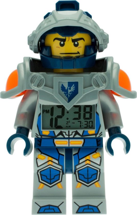 LEGO wekker Nexo Knights Clay ridder - blauw | bol.com