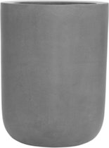 Bloempot Dice xl natural 60x45 cm grey rond