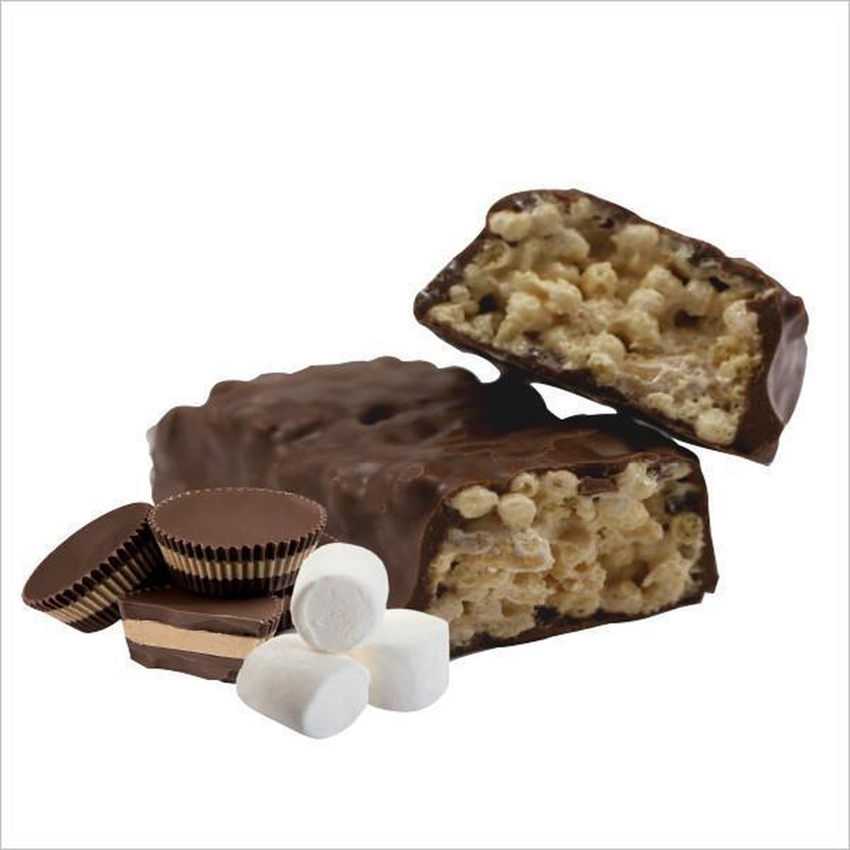 Ooh Snap Nutrition Crispy Protein Bar Chocolate Peanut Butter