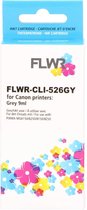 FLWR - Inktcartridge / CLI-526GY / Grijs - Geschikt voor Canon