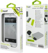 Muvit - MiniGel Glazy - iPhone 5 / 5S - Glans wit