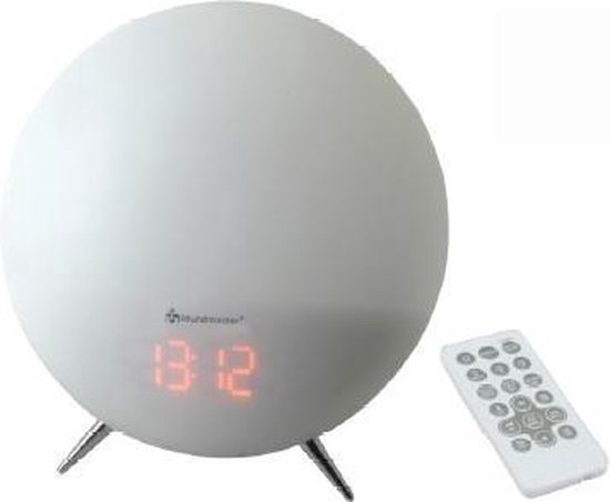 Soundmaster UR220WE wekkerradio met wake-up lamp en natuurgeluiden | bol.com