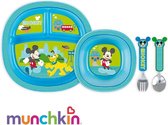 Munchkin Mickey Mouse Toddler dining - Peuter dinerset groen -