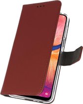 Wallet Hoesje voor Samsung Galaxy A20e Bruin