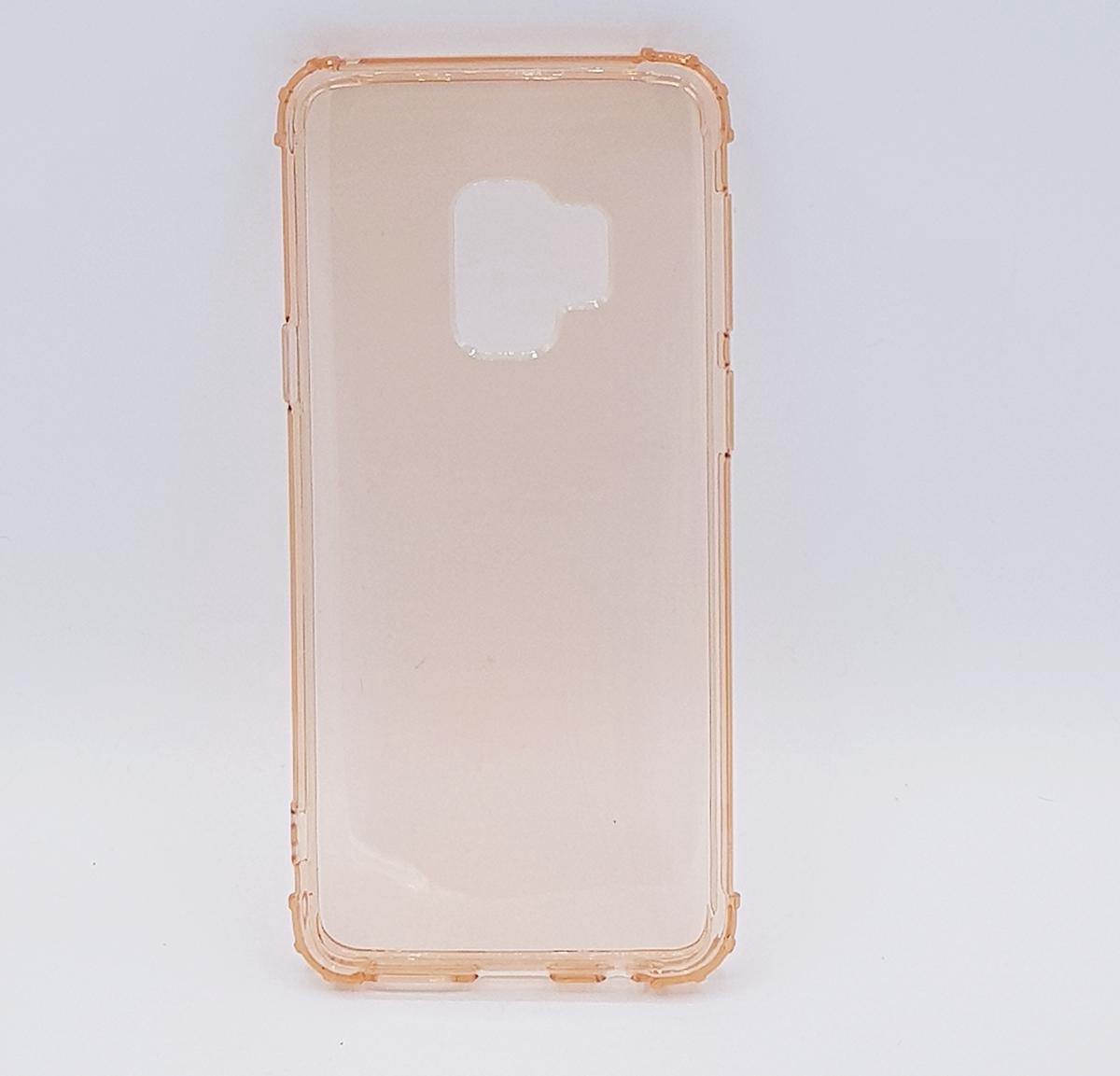 Voor Samsung S9 – premium – Transparant Hoesje – oranje