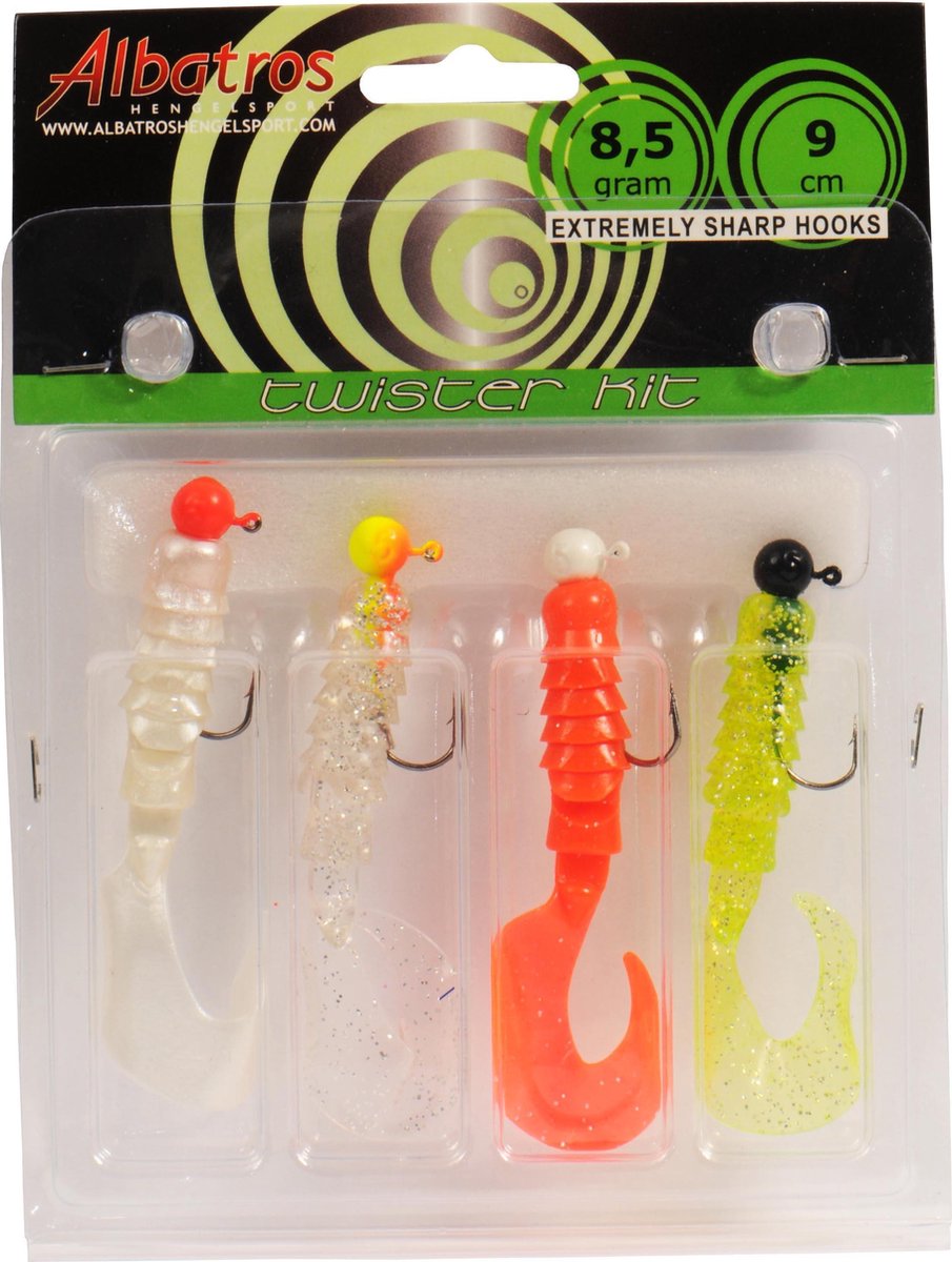 Albatros Twisterkit - Twisterset - Gerigd - 4 stuks