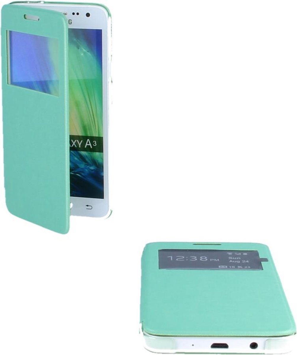 Samsung Galaxy A3 2015 S View Cover Groen Green
