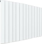 Design radiator horizontaal aluminium mat wit 60x123cm 1443 watt -  Eastbrook Peretti
