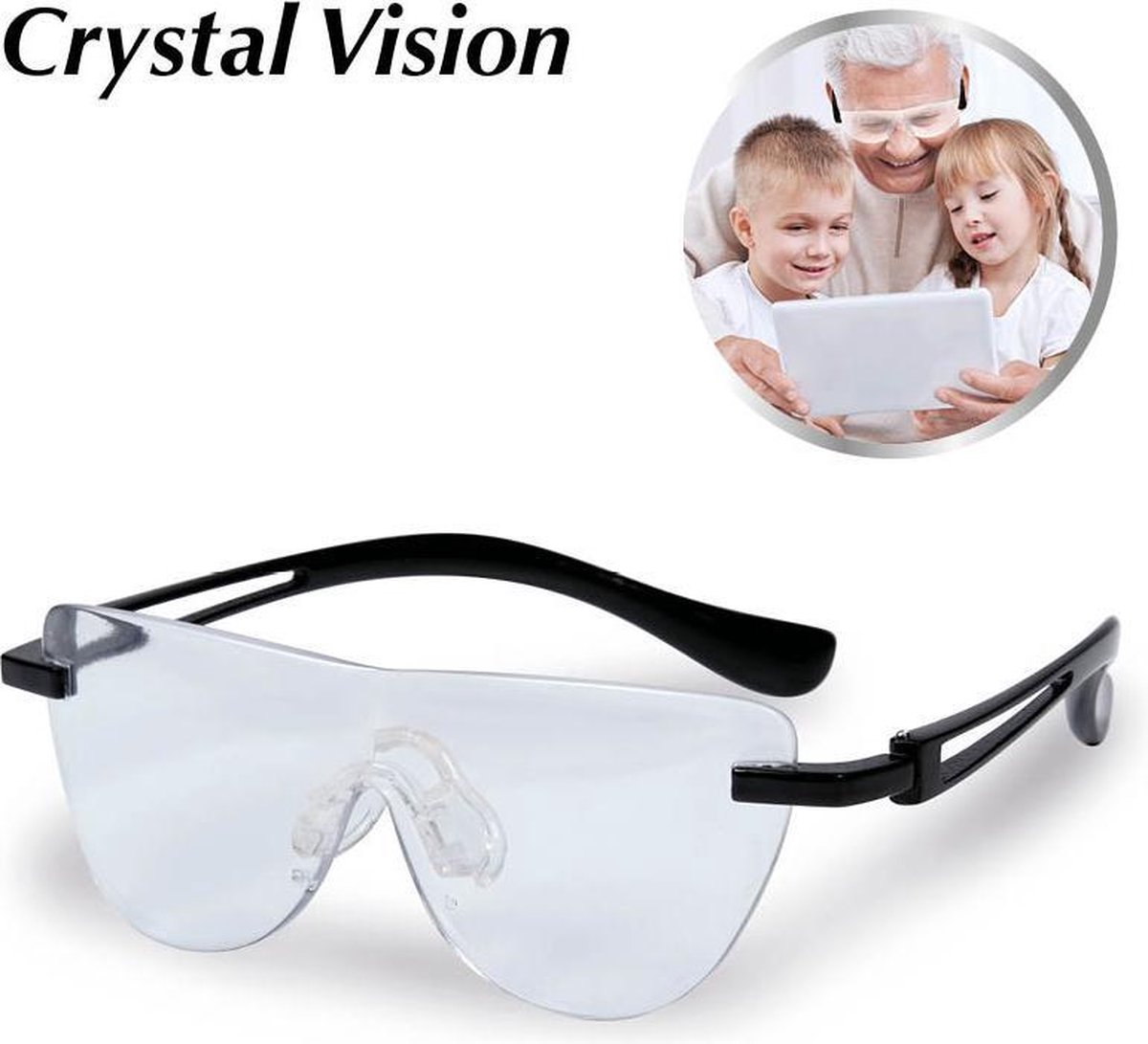 Crystal Vision Glasses - verstelbare vergrotende bril | bol.com