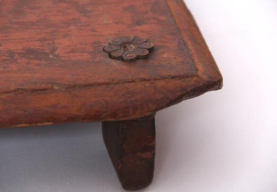 Definitie in de rij gaan staan Uitputten Lage houten tafel vintage Jaipur | bol.com