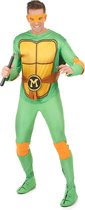 "Michelangelo uit Ninja Turtles™ outfit voor volwassenen  - Verkleedkleding - XL" - Groen | Oranje