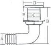 90º spuigat (∅ 3/4”) 19x81x33x48x28mm (GS30340)