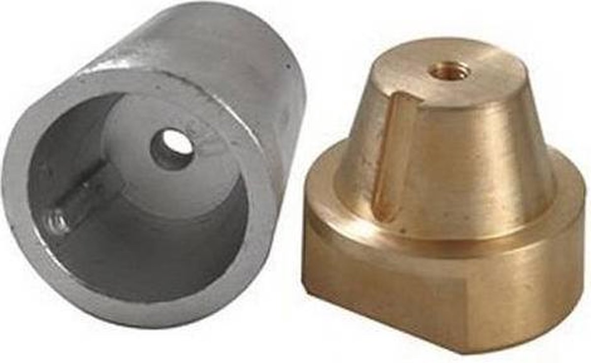 Schroefas anode, zink 35mm (TEN00412)
