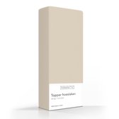Romanette Luxe Verkoelend Topper Hoeslaken - Katoen - 180x220 cm - Camel