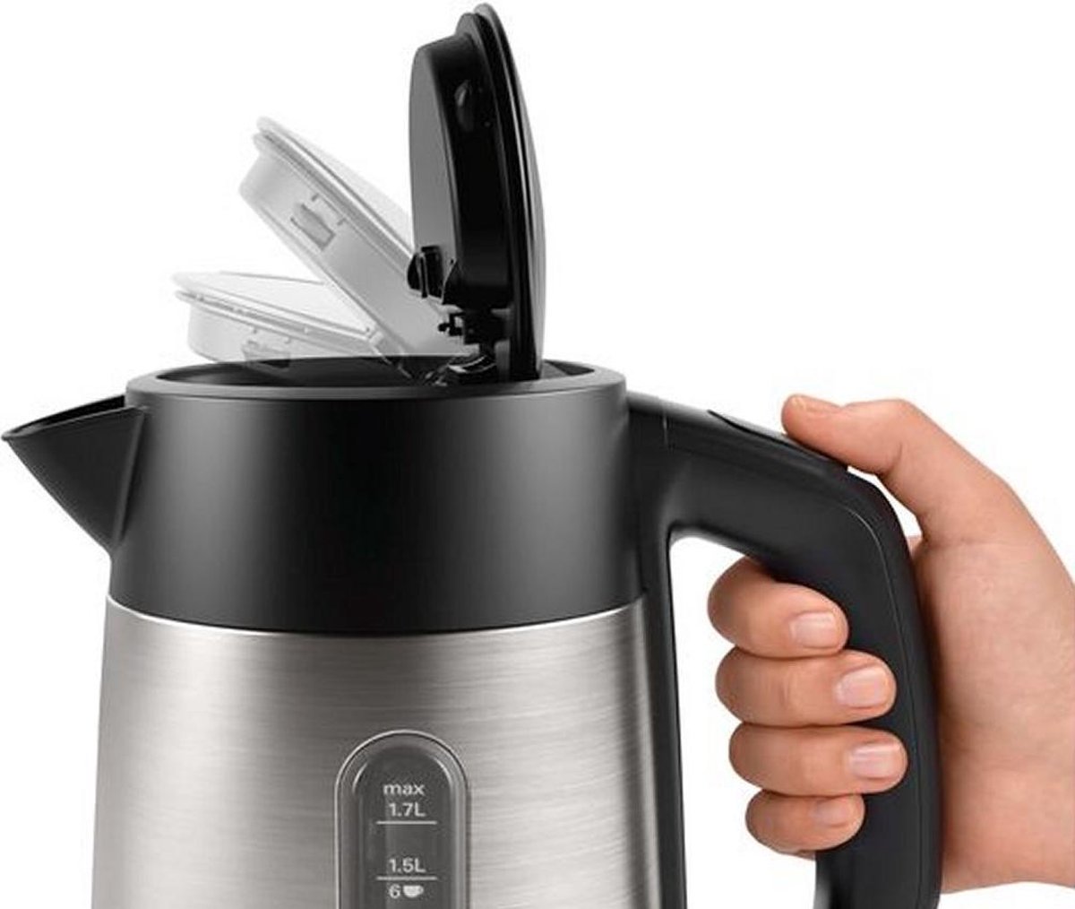 Bosch TWK4P440 DesignLine - Waterkoker - RVS / Zwart — afbeelding 6