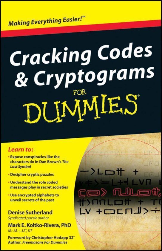 Cracking Codes and Cryptograms For Dummies - cover