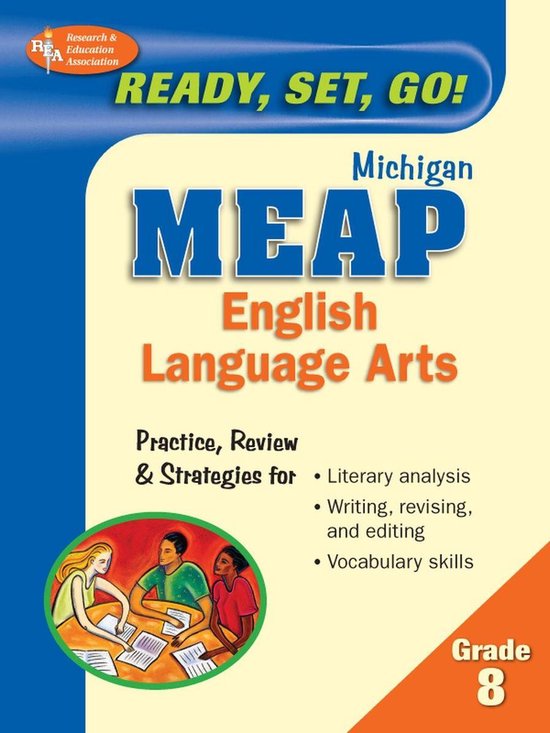 Michigan MEAP Grade 8 English Language Arts - cover
