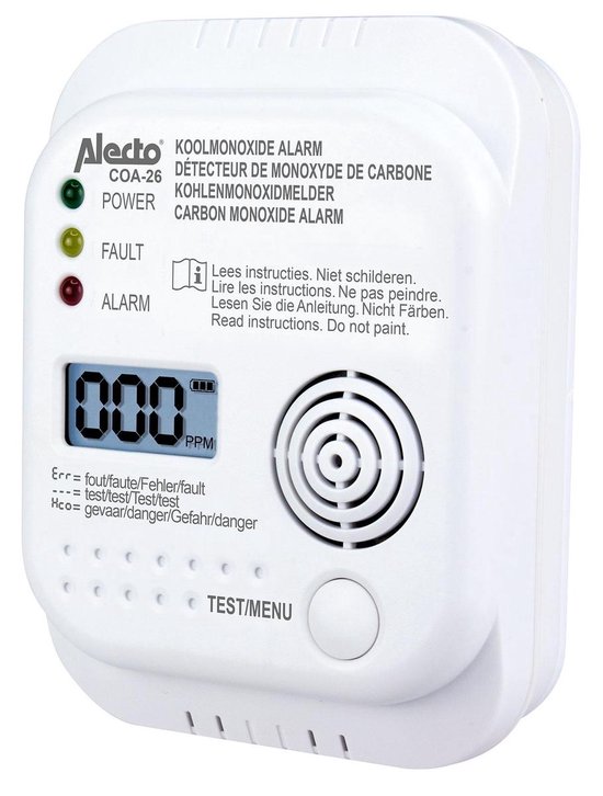 COA-26 Koolmonoxide melder - long life sensor 7 jaar