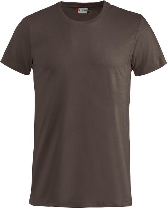 Basic-T bodyfit T-shirt 145 gr/m2 dark mocca 4xl
