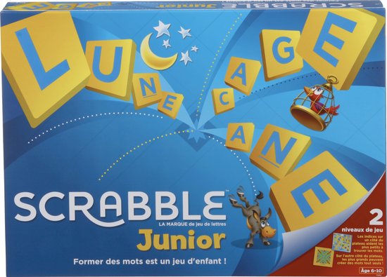 Mattel games - scrabble junior - jeu de société - 6 ans et + Mattel Games