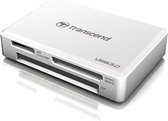 Transcend TS-RDF8W RDF8 White All in one Multi Card Reader [USB3.0, (Micro)SD, CF , MSXC, UDMA7]